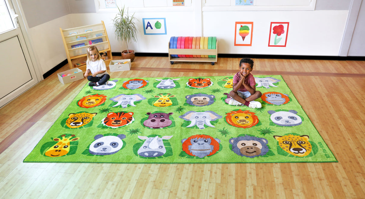 Animal Conservation Rectangular Placement Carpet