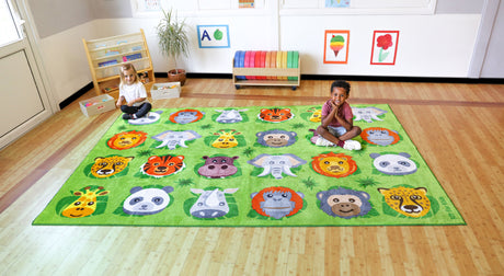 Animal Conservation Rectangular Placement Carpet