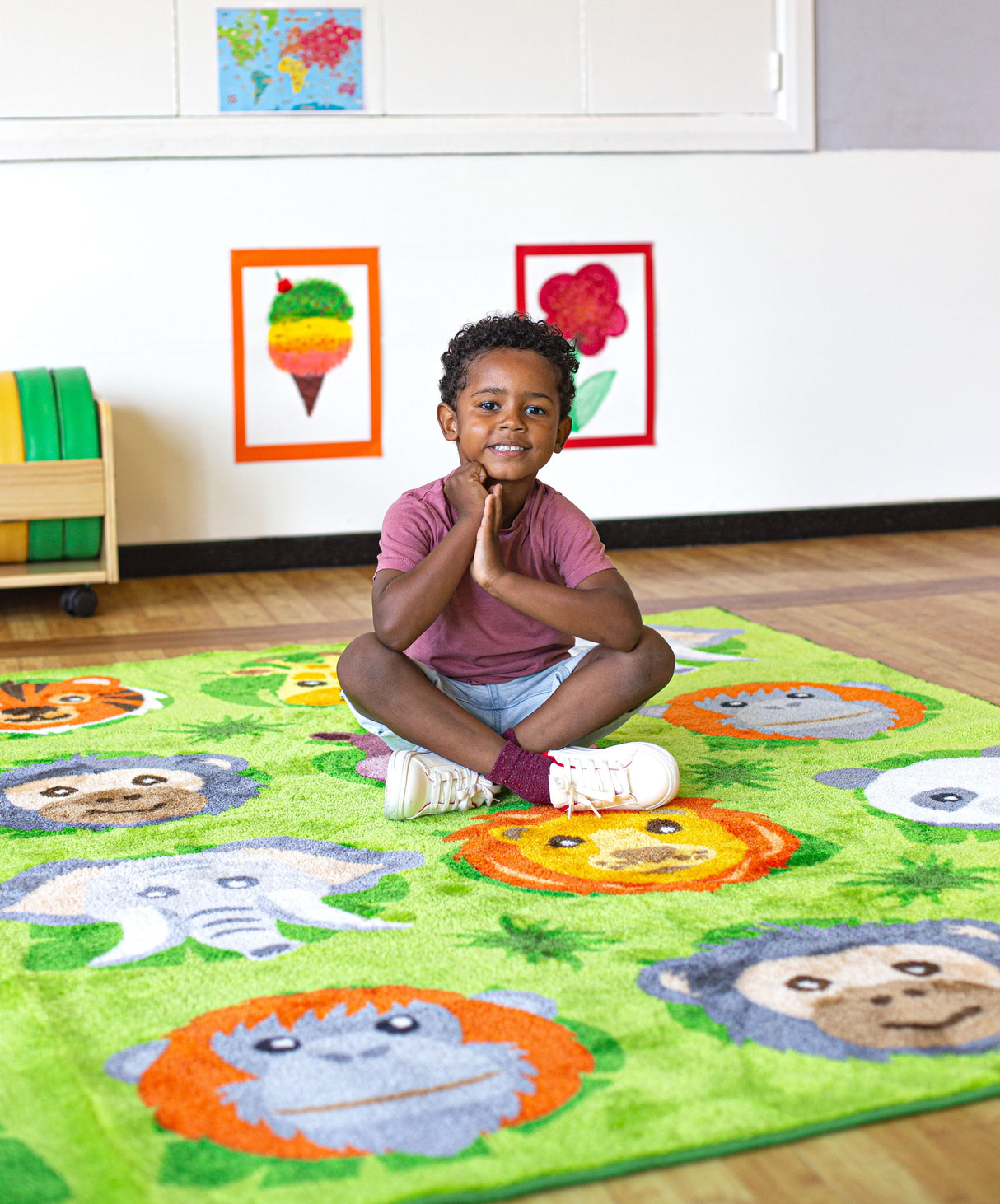 Animal Conservation Rectangular Placement Carpet