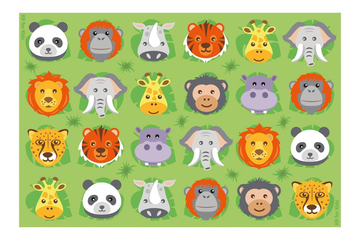 Animal Conservation Rectangular Placement Carpet