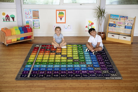 Multiplication Grid carpet
