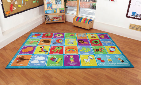 German Alphabet Carpet