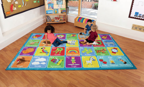 German Alphabet Carpet