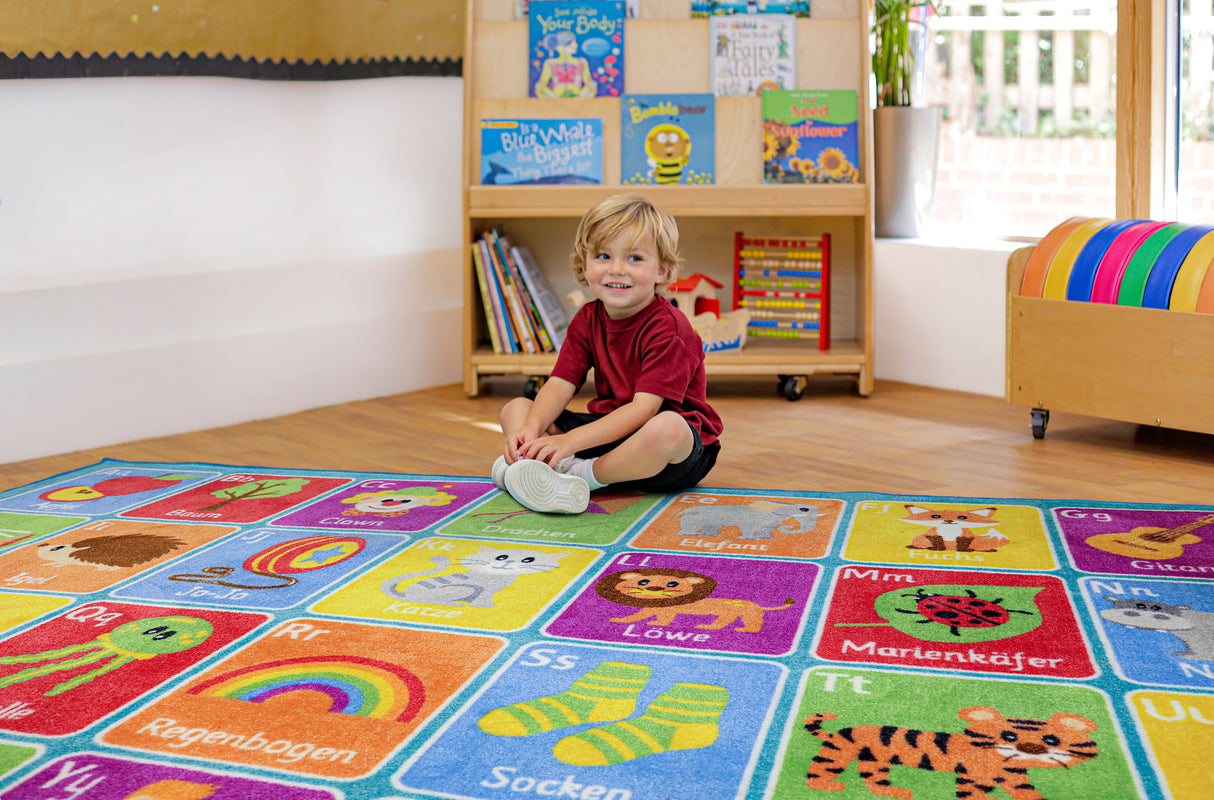 German Alphabet Carpet
