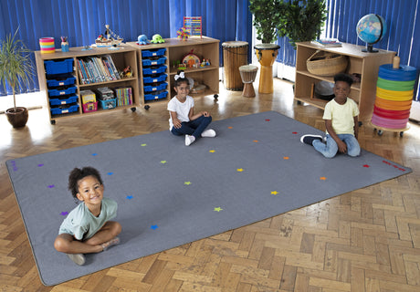 Essentials™ Rainbow Stars Indoor/Outdoor Carpet