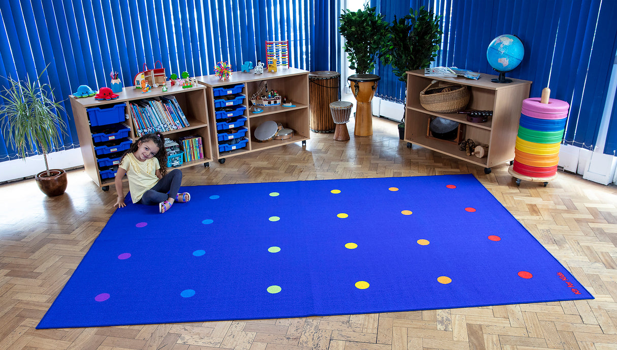 Essentials™ Rainbow Spots Indoor/Outdoor Carpet