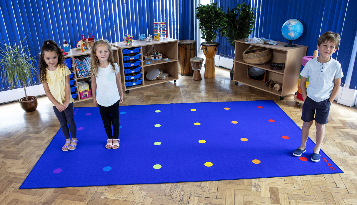 Essentials™ Rainbow Spots Indoor/Outdoor Carpet