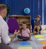 Geometric Shapes Placement Carpet