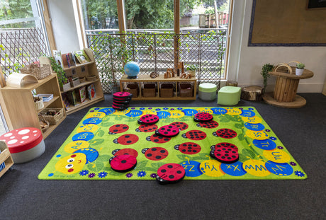 Back to Nature™ Chloe Caterpillar Number & Literacy Carpet