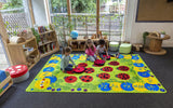 Back to Nature™ Chloe Caterpillar Number & Literacy Carpet