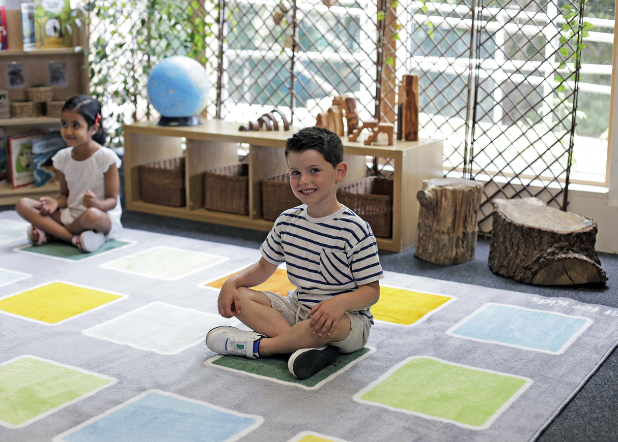 Rainforest Squares Placement Carpet