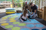 Lake Large Semi-Circle Placement Carpet