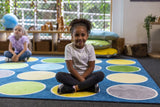 Lake Circles Rectangular Placement Carpet