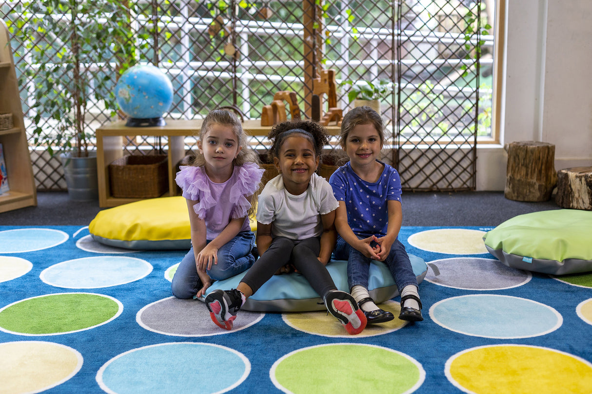 Lake Circles Rectangular Placement Carpet