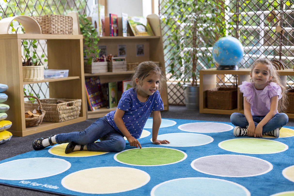 Lake Circles Rectangular Placement Carpet