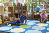 Lake Circles Rectangular Placement Carpet