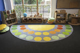 Safari Large Semi-Circle Placement Carpet