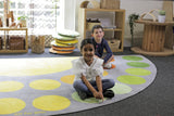Safari Large Semi-Circle Placement Carpet