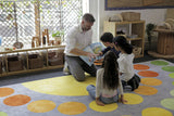 Safari Large Semi-Circle Placement Carpet