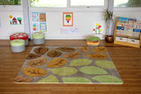 Seasonal Leaves Super Deluxe Carved Carpet