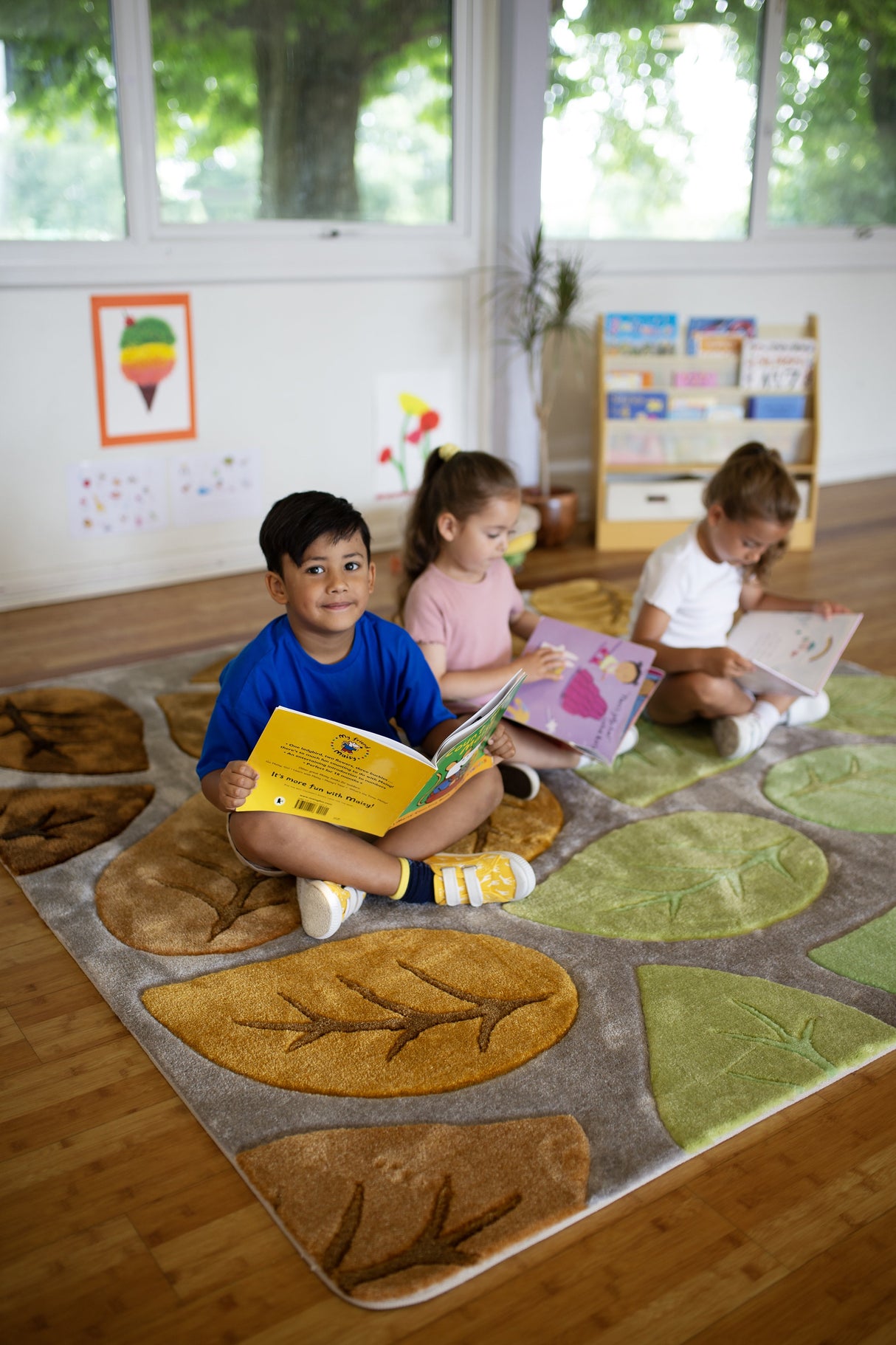 Seasonal Leaves Super Deluxe Carved Carpet