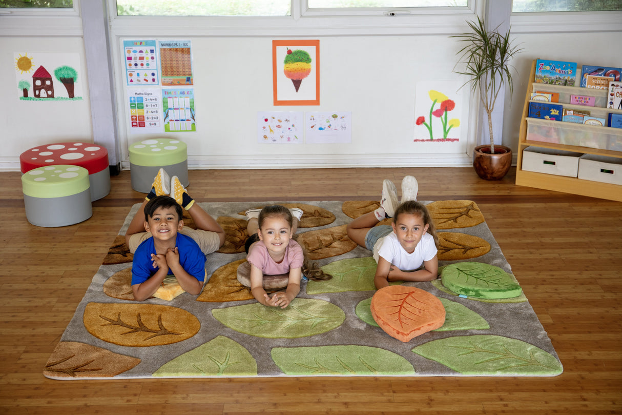 Seasonal Leaves Super Deluxe Carved Carpet