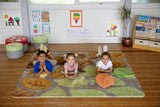Seasonal Leaves Super Deluxe Carved Carpet