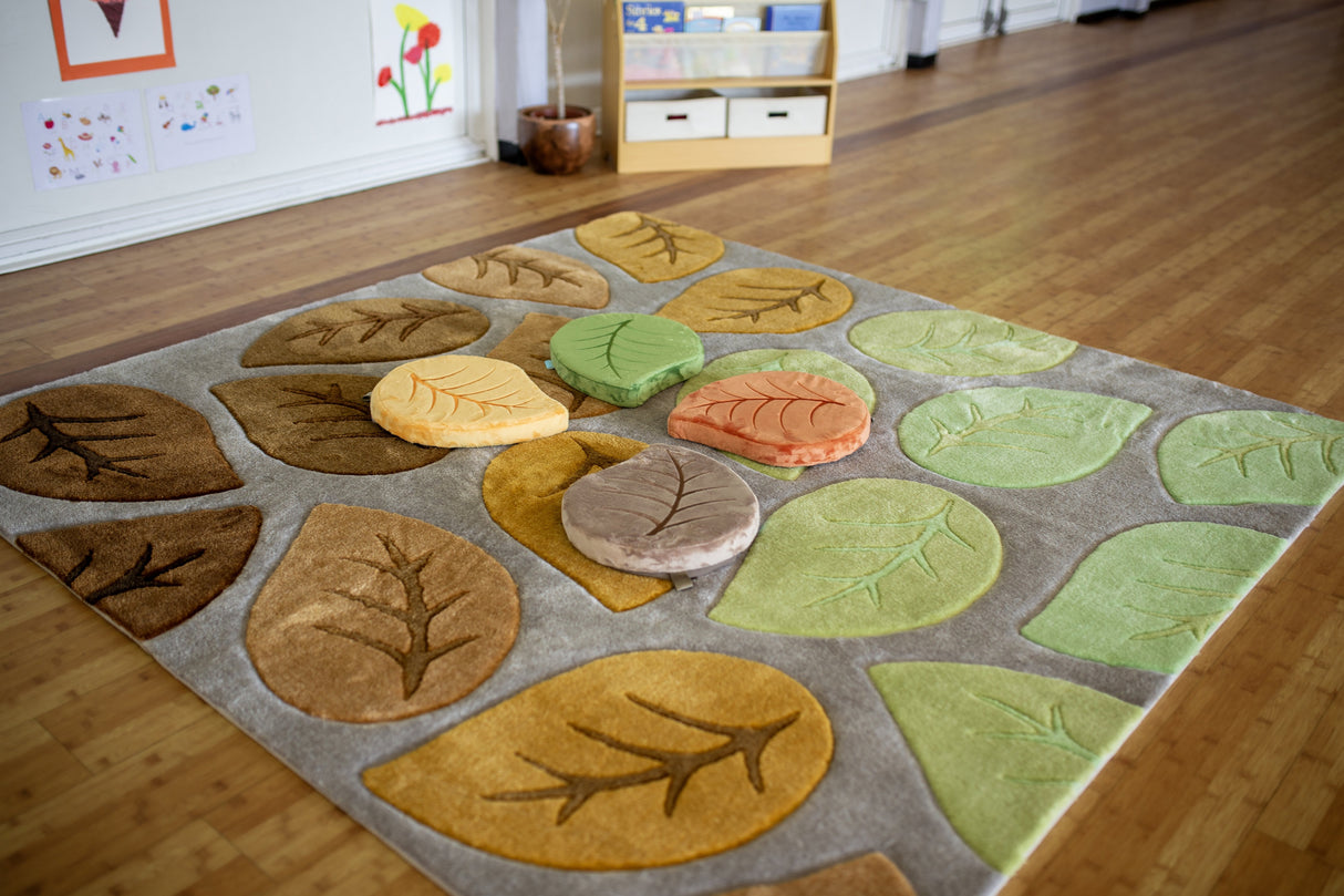Seasonal Leaves Super Deluxe Carved Carpet