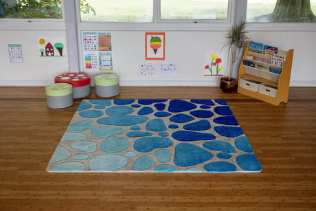 Water Droplet Super Deluxe Carved Carpet