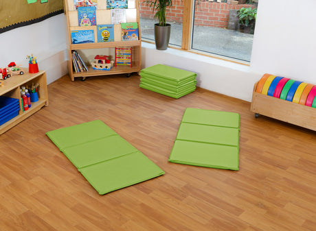 Folding Rest Mats - Lime Green