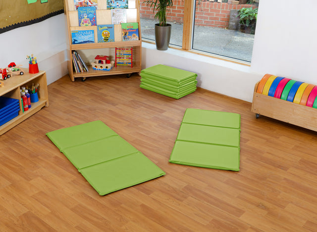 Folding Rest Mats - Lime Green