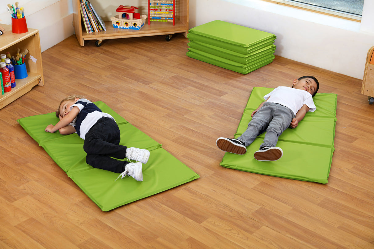 Folding Rest Mats - Lime Green